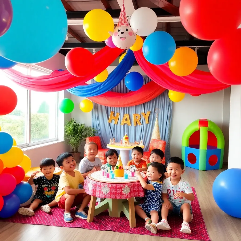 Salon de fiesta infantil Bebeleche Pool Party en Cdad. Victoria en Tamaulipas