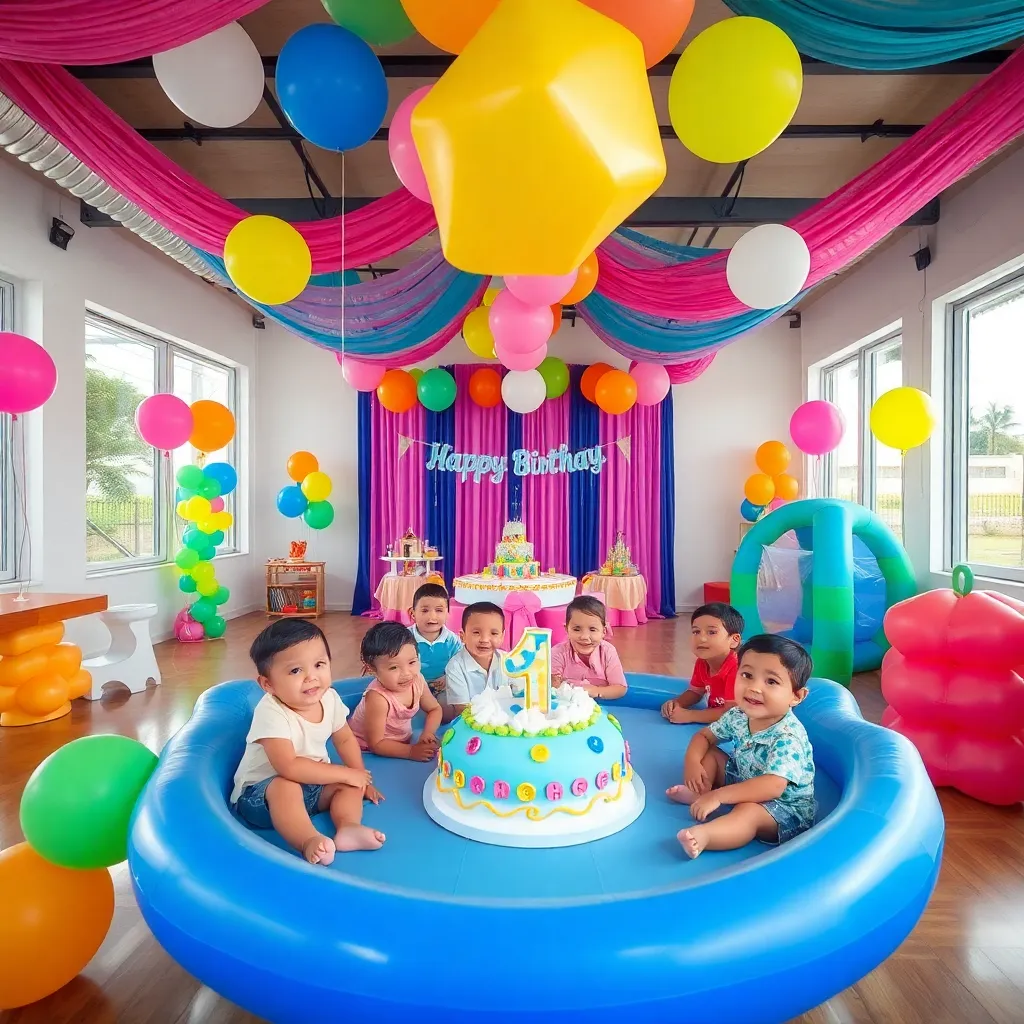 Salon de fiesta infantil Festin Eventos Campeche Banquetes & Mobiliario en San Francisco de Campeche en Campeche