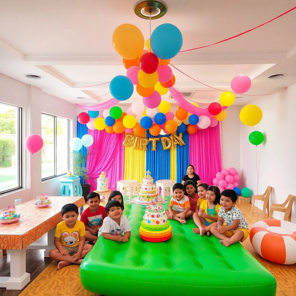 Salon de fiesta infantil Jardín La Palapa en Jiutepec en Morelos
