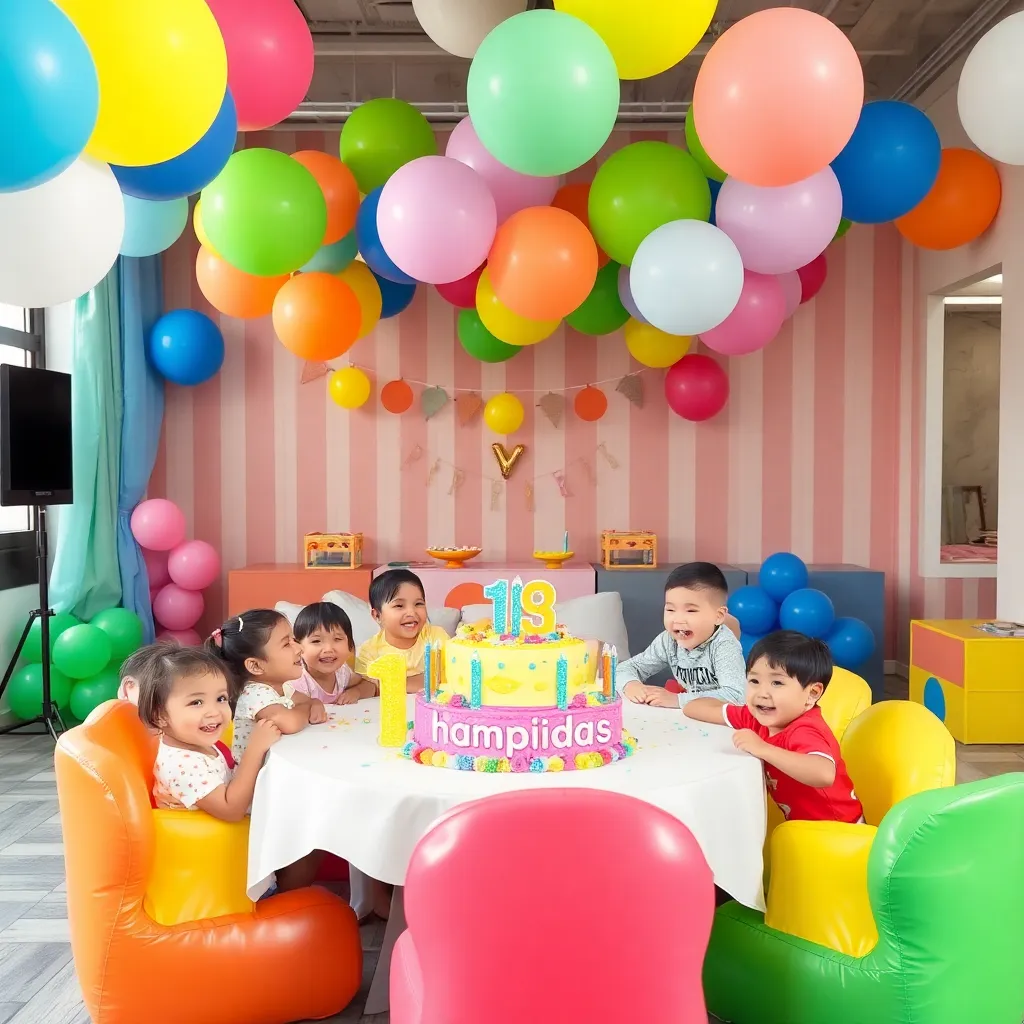 Salon de fiesta infantil Space Ilusiona Zubiarte en Bilbao en Bizkaia